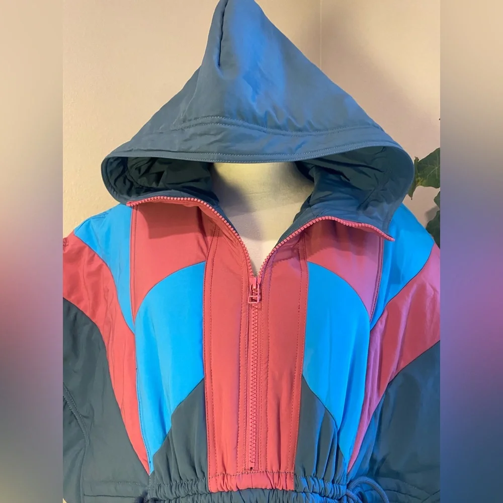 Daily‎ Practice by Anthropologie Puffer Poncho Colorful Women's Jacket size XS/S - Picture 8 of 15